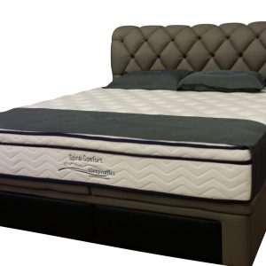 Timber Fabric Designer Storage Bed Frame