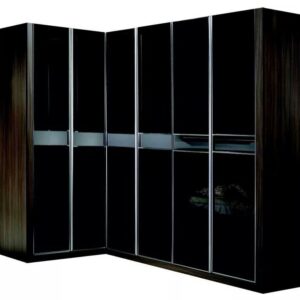 Anti Shatter Glass Wardrobe with PVC