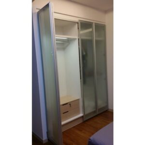 Customised Translucent Swing Wardrobe