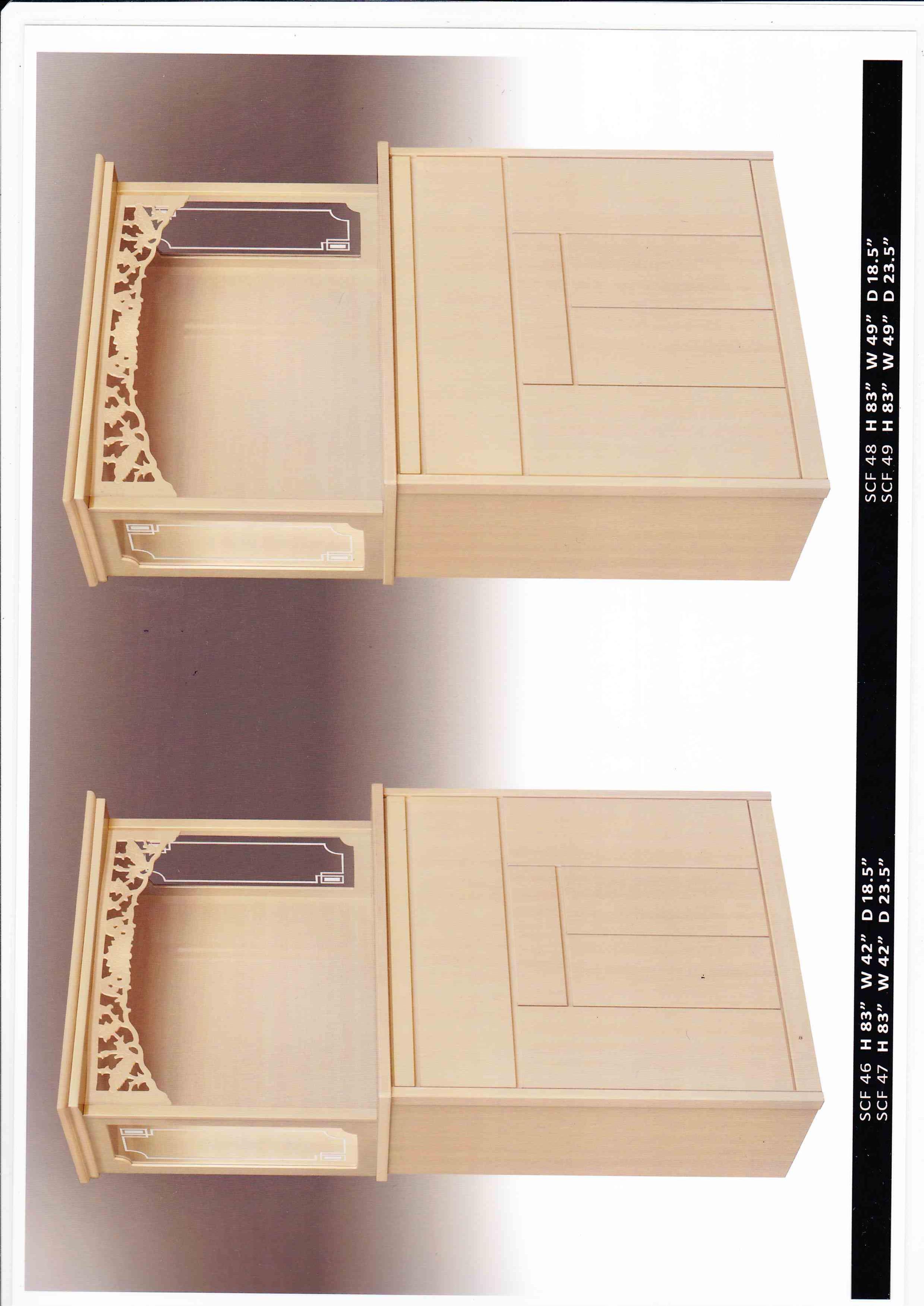 Altar Table SCF 46 Modern Altar Cabinet Wood Colour