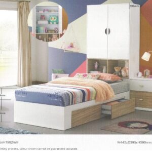 Amie Junior Single Wooden Bed Frame