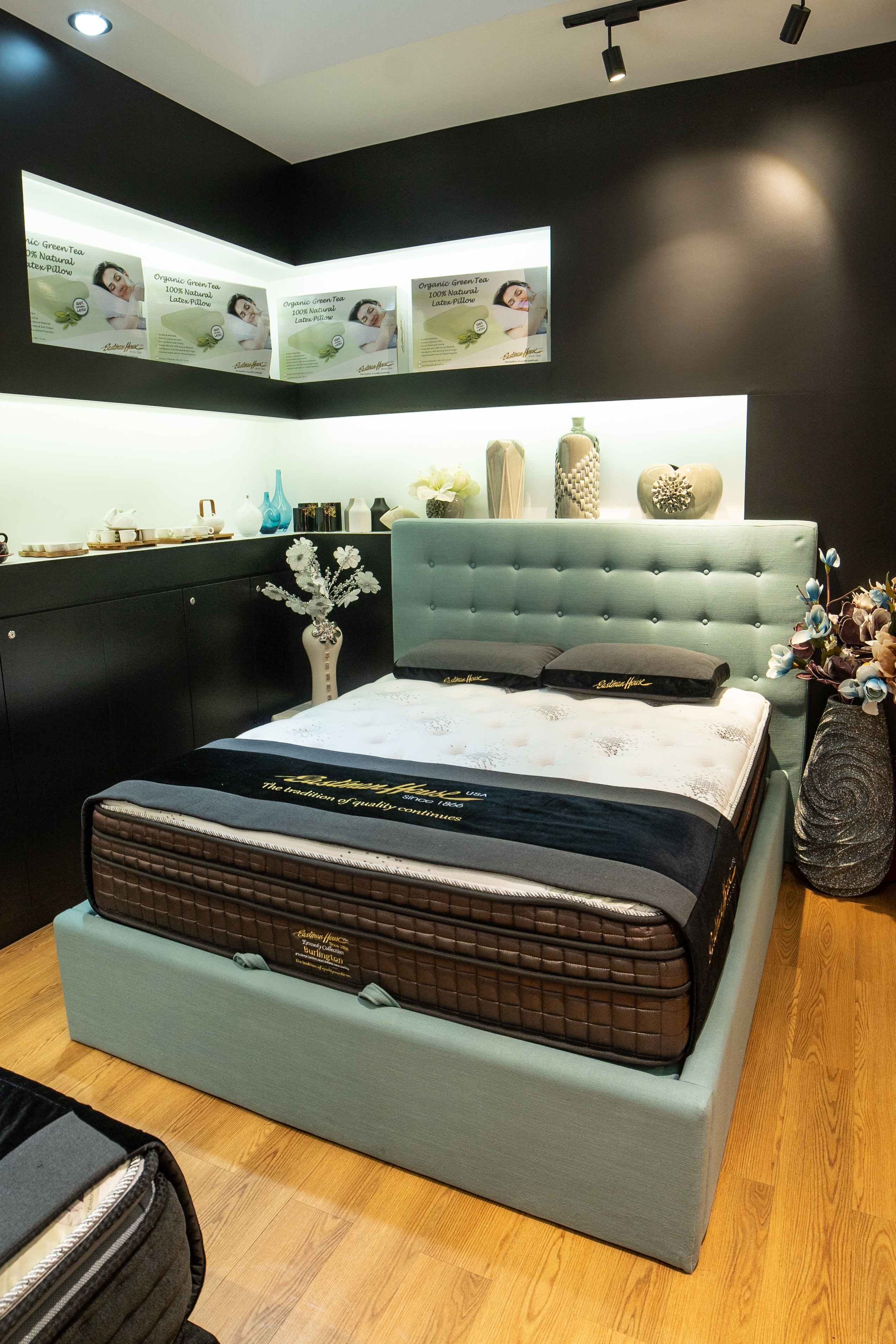 Eastman House Burlington Natural Latex Quilting Individual Pocket Spring Mattress