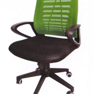 Low Back Green Mesh & Black Office Chair