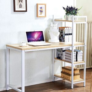 Serene Study Table with Shelf
