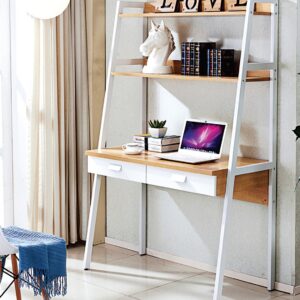 Tram Study Table with Shelving
