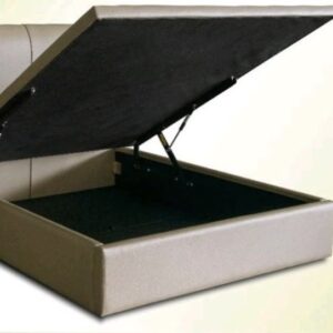 PU Leather Storage Bed Frame