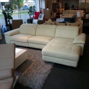 Vanessa L Italy Full Leather Sofa