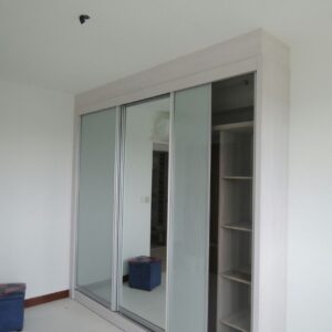 Customised White Sliding Wardrobe