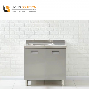 80cm Stainless Steel Kitchen Cabinet with Sink