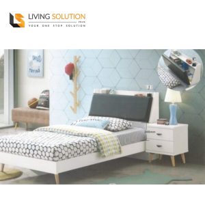 Ezra Wooden Bed Frame Singapore