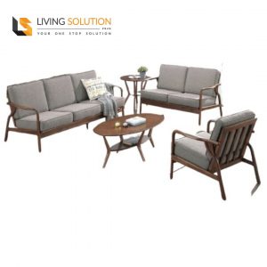 Charis Fabric Wooden Sofa Singapore