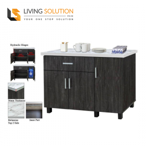 Tania Melamine Top Kitchen Cabinet