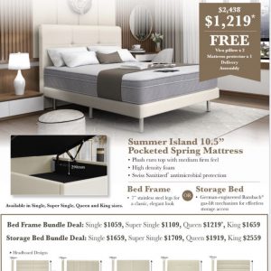Summer Island Maxcoil Mattress Package