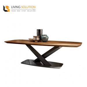 Bombay Wood Veneer Dining Table