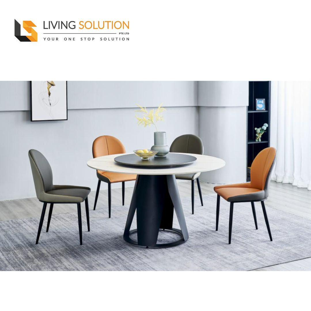 Connor Round Sintered Stone Dining Table