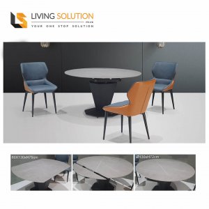 Zini Sintered Stone Dining Table - Extension