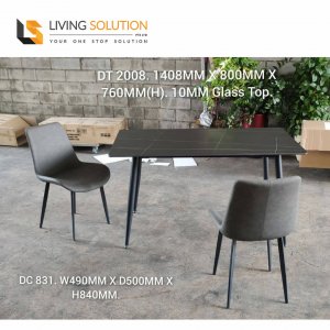 Shane Sintered Stone Dining Table