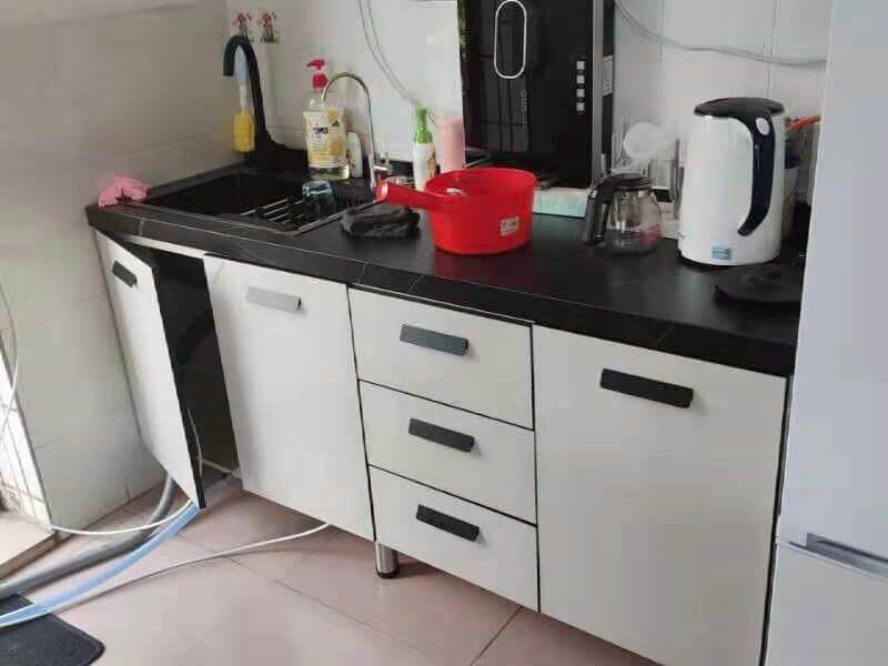 Sintered-Stone-Acrylic-Wooden-Door-Kitchen-Cabinet Sintered Stone Top Acrylic Door Wooden Kitchen Cabinet