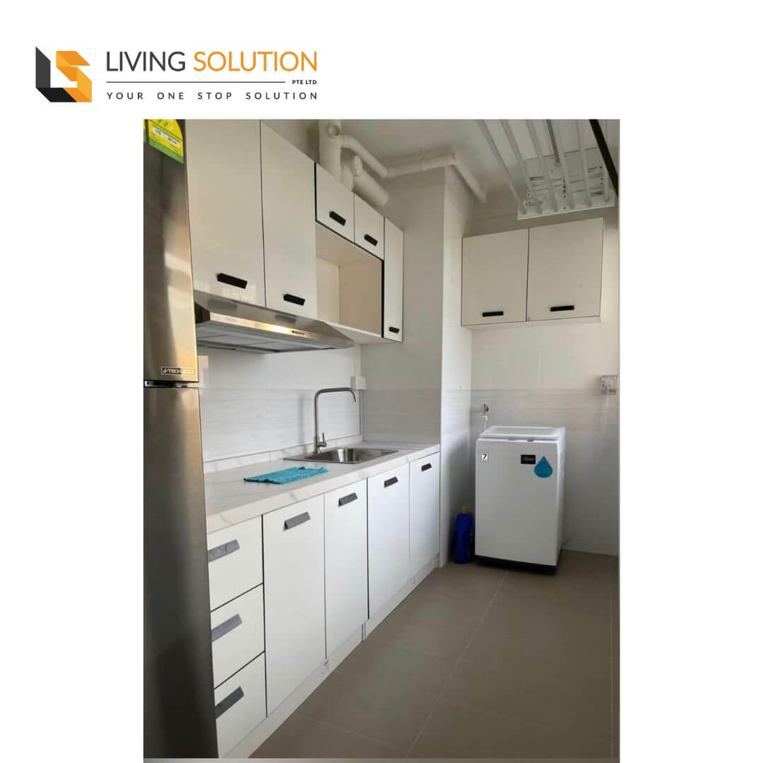 Sintered-Stone-Wooden-Kitchen-Cabinet Sintered Stone Top Acrylic Door Wooden Kitchen Cabinet