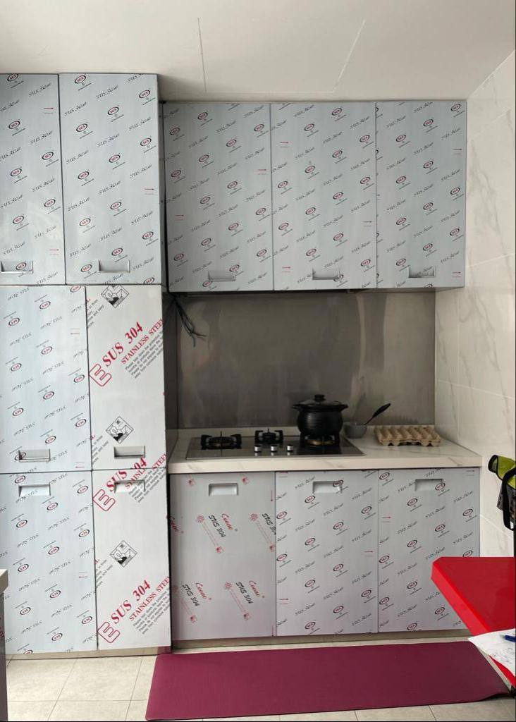 Sintered Stone Top Stainless Steel Kitchen Cabinet Sintered Stone Top Stainless Steel Kitchen Cabinet
