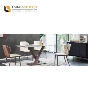 Bastion 1.4 Sintered Stone Dining Table Dining Set Package