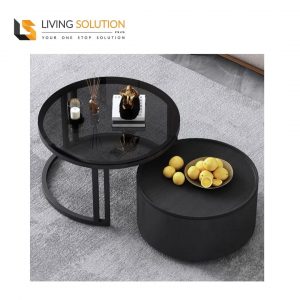 Claire Coffee Table Black Legs
