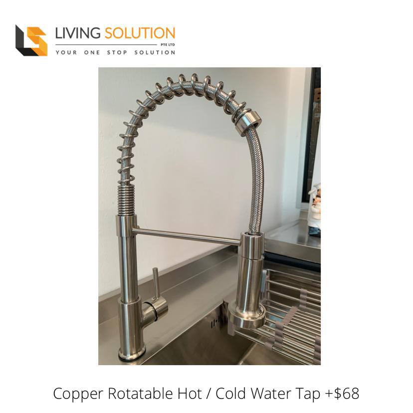 Copper Rotatable Hot n Cold Water Tap Copper Rotatable Hot n Cold Water Tap