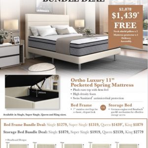 Ortho Luxury Maxcoil Mattress Package