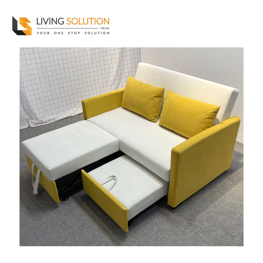 Hagen Fabric Sofa Bed (1) Hagen Fabric Pull Out Sofa Bed Singapore