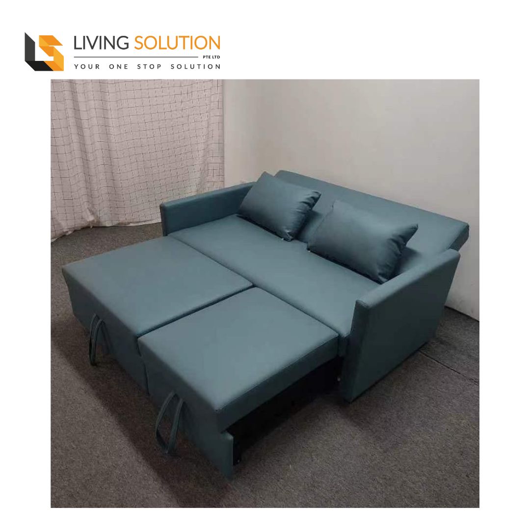 Hagen Sofa Bed (1) Hagen Fabric Pull Out Sofa Bed Singapore