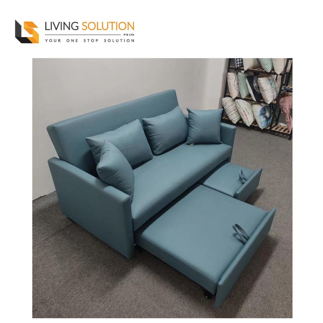 Hagen Sofa Bed (5) Hagen Fabric Pull Out Sofa Bed Singapore