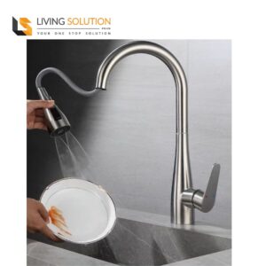 304 Stainless Steel Pull Out Kitchen Sink Tap