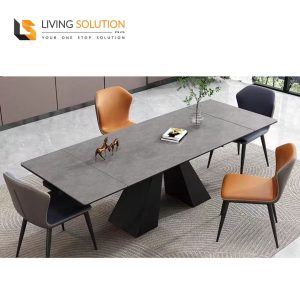 Alph Sintered Stone Side Extension Dining Table