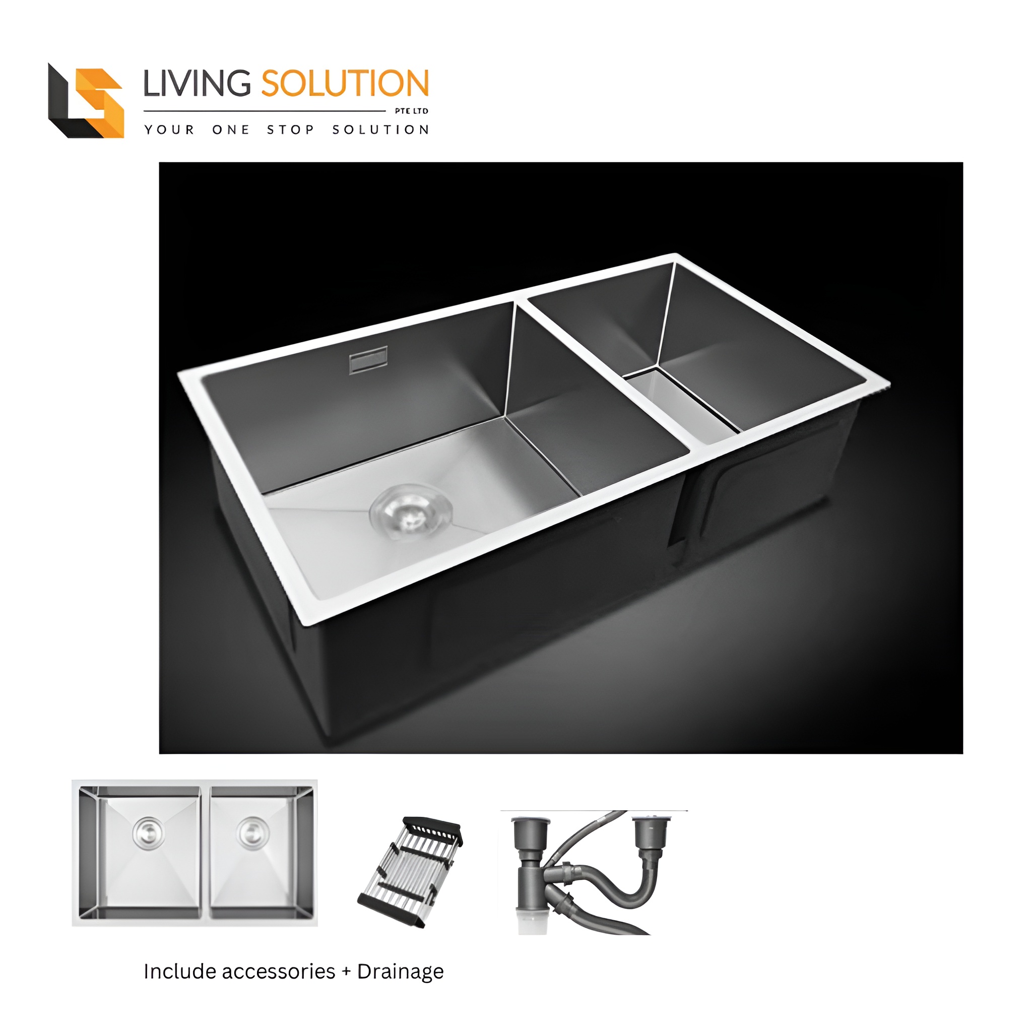 Liso Stainless Steel Kitchen Sink Double Sink Liso Stainless Steel Kitchen Sink Double Sink