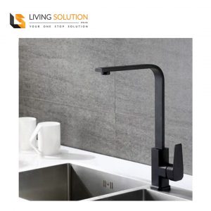 Caseo 304 Stainless Steel Black Kitchen Sink Tap