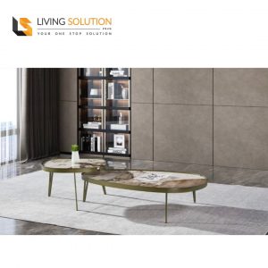 Cera II Sintered Stone Coffee Table Set