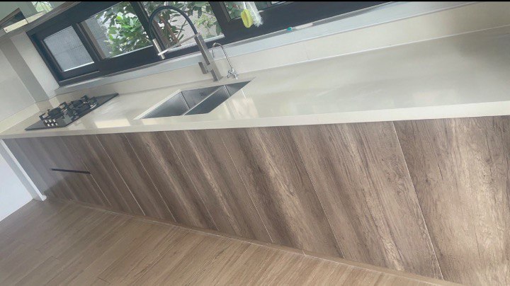 Premium Customised Modular Stainless Steel Kitchen Cabinet Sintered Stone or Quartz Top Premium Customised Modular Stainless Steel Kitchen Cabinet Sintered Stone or Quartz Top