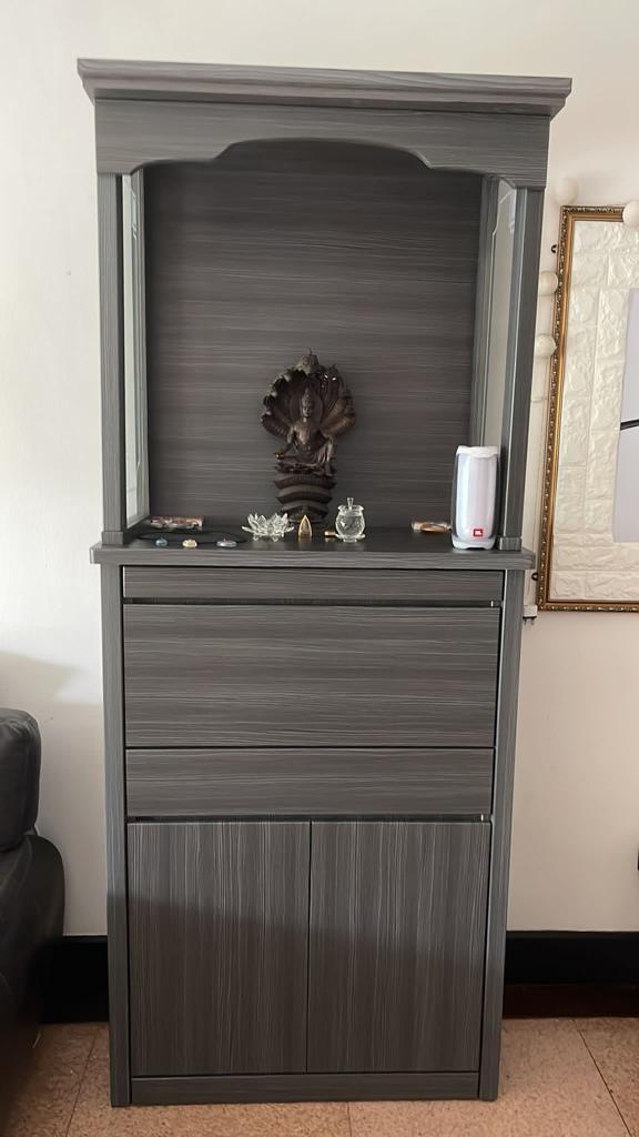 Altar Table 922 Altar Table Modern Altar Cabinet taken at customer house