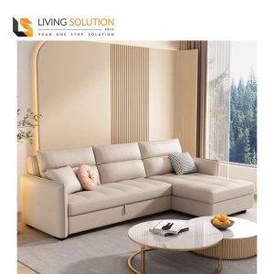 Carra II L Shape Sofa Bed with Storage