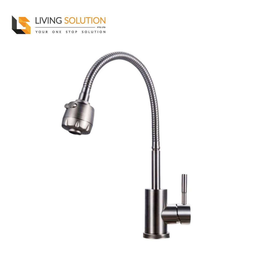 Stainless Steel Rotating Flexible Kitchen Sink Tap Stainless Steel Rotating Flexible Kitchen Sink Tap
