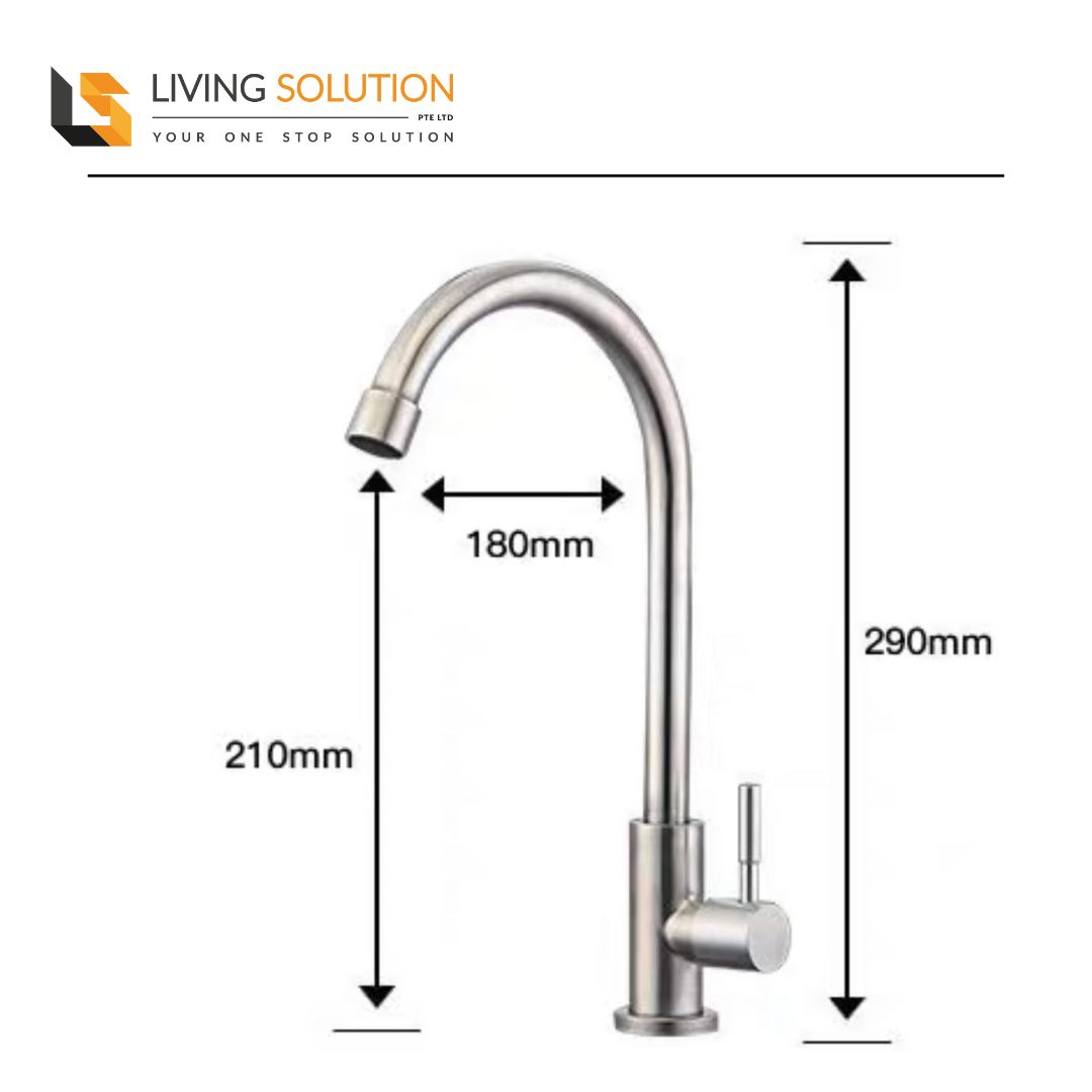 304 Stainless Steel Cold Water Tap 304 Stainless Steel Cold Water Tap