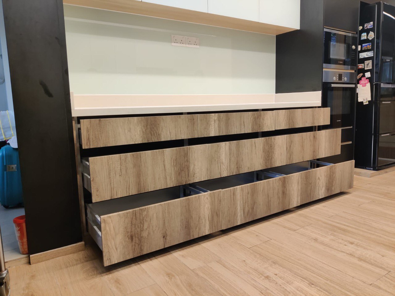Premium Customised Modular Stainless Steel Kitchen Cabinet 7 Japandi Modern Premium Customised Modular Stainless Steel Kitchen Cabinet