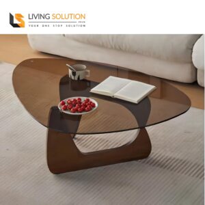 Alis Tempered Glass Top Coffee Table