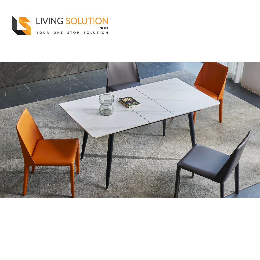 Dally Sintered Stone Extendable Dining Table