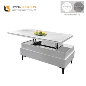 Jory Multi Functional Lift Top Coffee Table White Colour