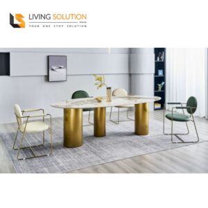 Zania Sintered Stone Dining Table