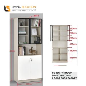 Jax II 2 Door Bookshelf