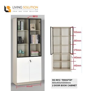 Jax 2 Door Bookshelf