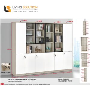 Jax 6 Door Bookshelf