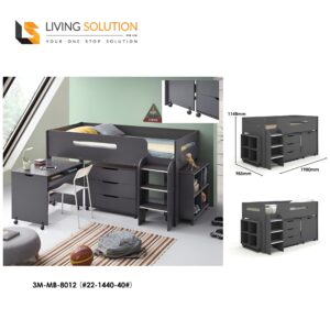Kelis Loft Bunk Bed Frame